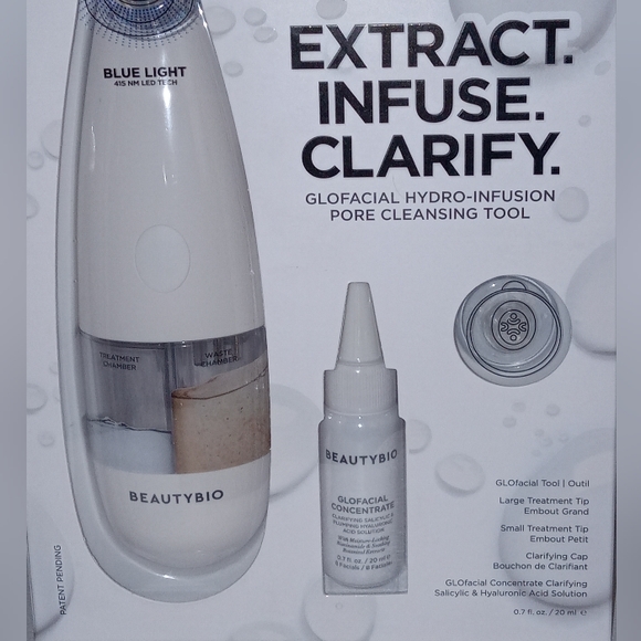 (Beauty Bio) EXTRACT.INFUSE.CLARIFY. Glofacial Hydro-Infusion Pore Cleaning Tool - Picture 6 of 6